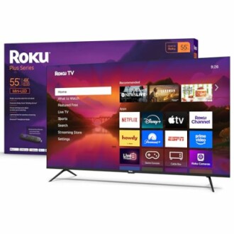 Roku Smart TV 2025 – 55-Inch Plus Series